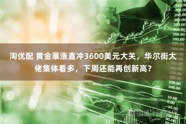 淘优配 黄金暴涨直冲3600美元大关，华尔街大佬集体看多，下周还能再创新高？
