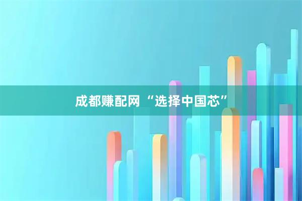 成都赚配网 “选择中国芯”