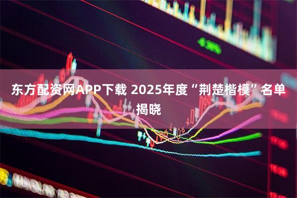 东方配资网APP下载 2025年度“荆楚楷模”名单揭晓