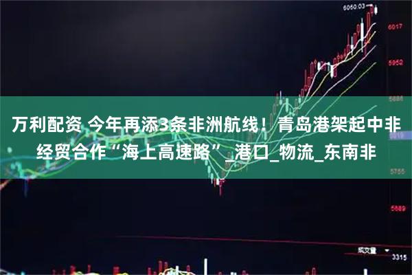 万利配资 今年再添3条非洲航线！青岛港架起中非经贸合作“海上高速路”_港口_物流_东南非